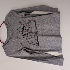 Long sleeve lightweight winter wide neck shirt for girls